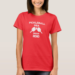 Camiseta Pickleball Paddle & Ball Bend Oregon EUA Personali