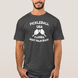 Camiseta Pickleball Paddle Ball West Palm Beach EUA Persona