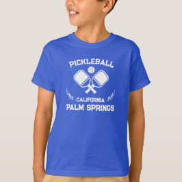 Camiseta Pickleball Palm Primaveras Califórnia EUA Personal