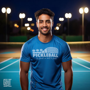 Camiseta Pickleball Para Beber Ou Não Dantar Engraçado