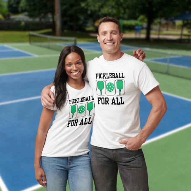 Camiseta Pickleball para todas as planadoras e esferográfic (Criador carregado)