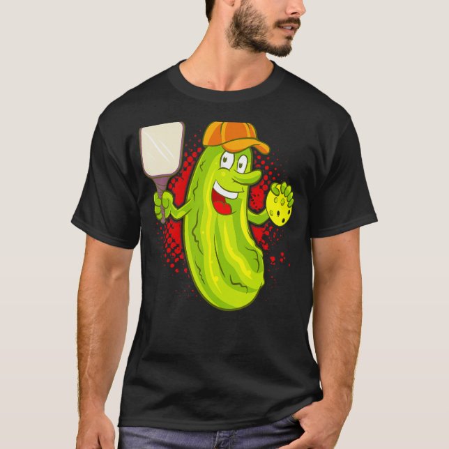 Camiseta Pickleball Pickleball Paddle Esportes Engraçados d (Frente)