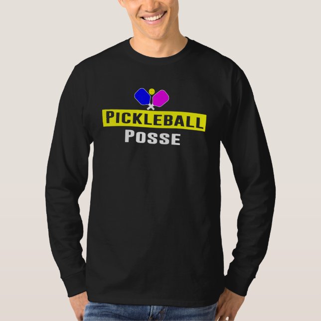 Camiseta Pickleball Posse Funny Pickleball Quote Pickleball (Frente)