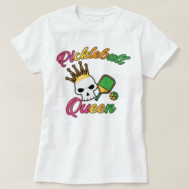 Camiseta Pickleball Queen T-Shirt (Frente do Design)