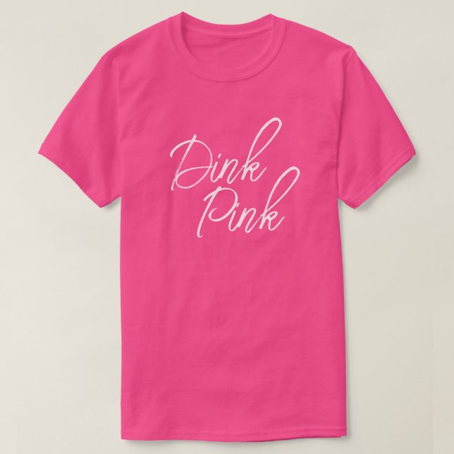 Camiseta Pickleball Rosa Rosa (Frente do Design)