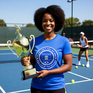Camiseta Pickleball: Se não aguentar o calor / azul
