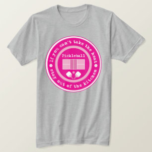 Camiseta Pickleball: se não aguentar o calor... rosa vívi