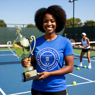 Camiseta Pickleball: Se você não pode pegar o calor / azu