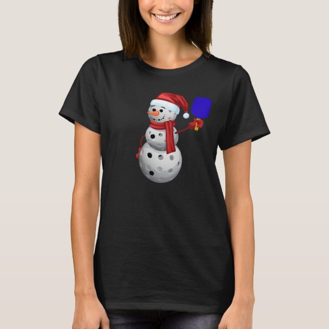 Camiseta Pickleball Snowman (Frente)