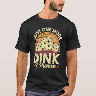 Camiseta Pickleball Só Mais Um Pickleball Retro Dink