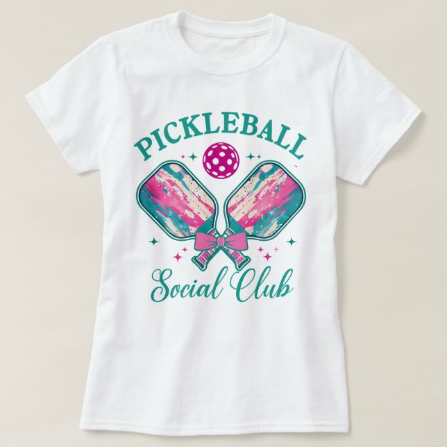 Camiseta Pickleball Social Club T-Shirt (Frente do Design)