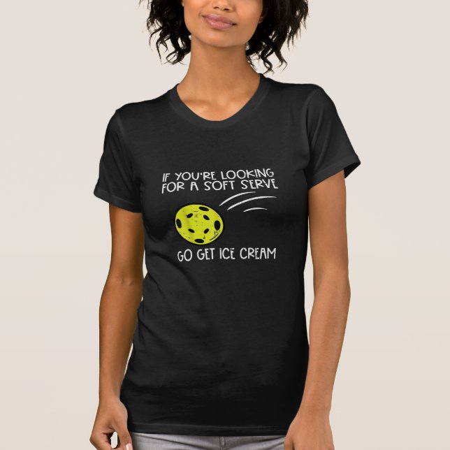 Camiseta Pickleball Soft Serve Get Sorvete Pickle Ball Me (Frente)