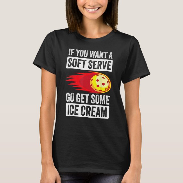 Camiseta Pickleball Soft Server Pickleball Sorvete (Frente)