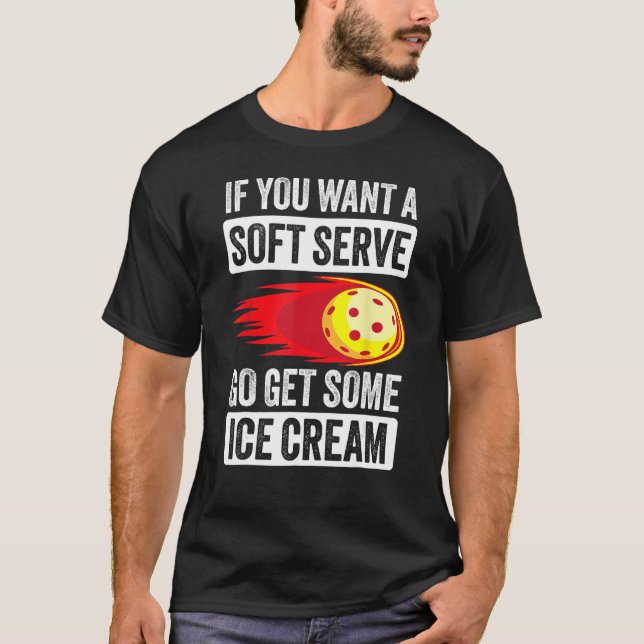 Camiseta Pickleball Soft Server Pickleball Sorvete (Frente)