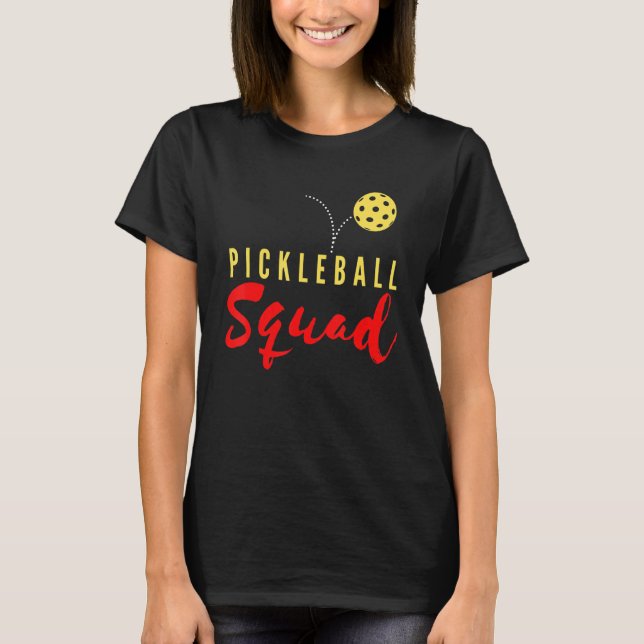 Camiseta Pickleball Squad Paddleball Crew Lover Team Softba (Frente)