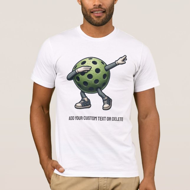 Camiseta Pickleball Tee Pickleball Dabbing Para Atleta (Frente)