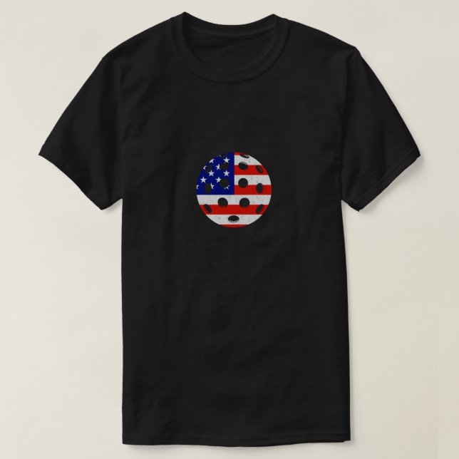 Camiseta "PICKLEBALL USA 🎾 🇺 🇸, Pickleball (Frente do Design)