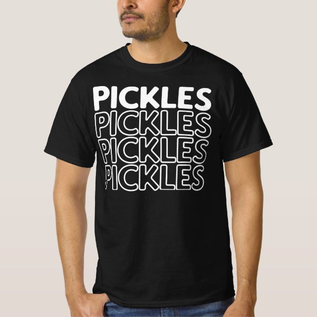 Camiseta Pickles Retro Green Gift  (Frente)
