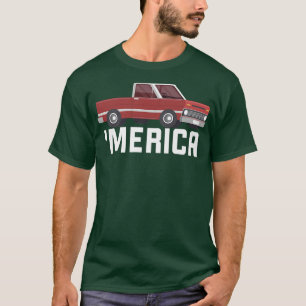 Camiseta Pickup Caminhão Americano a conduzir Clássico