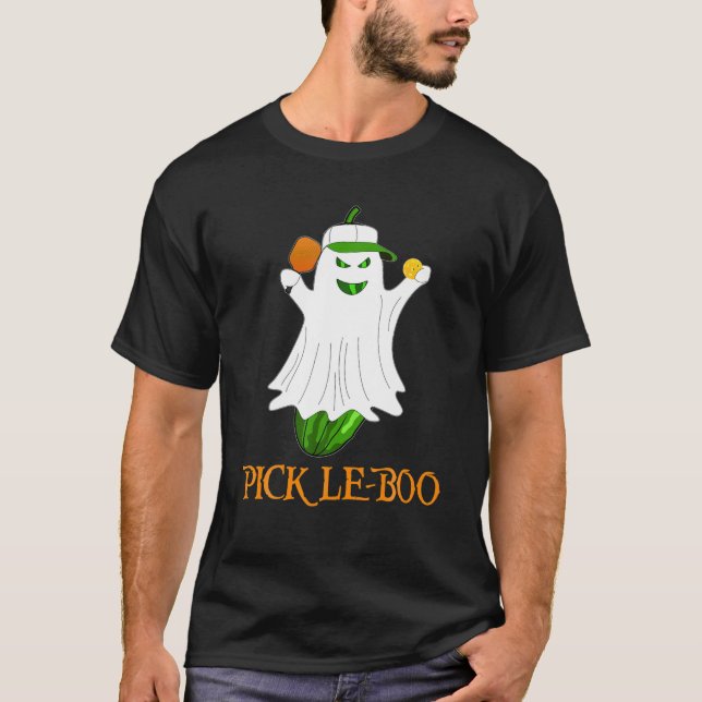 Camiseta Picle-Boo Coletor do Dia de as Bruxas engraçado Fa (Frente)