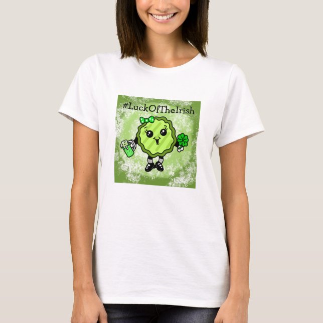 Camiseta Picle do Dia de St Patty | Picles de Natal (Frente)