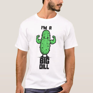 Camiseta Picle Engraçado Sou Um Grande Dill
