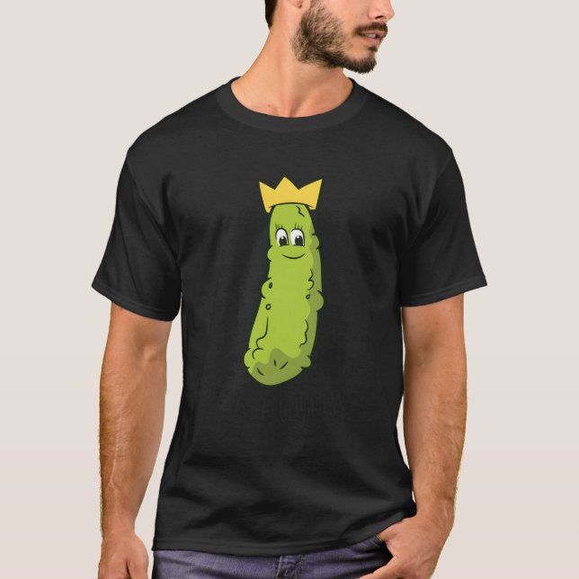 Camiseta Picle Queen Funny Cucumber Rapariga (Frente)