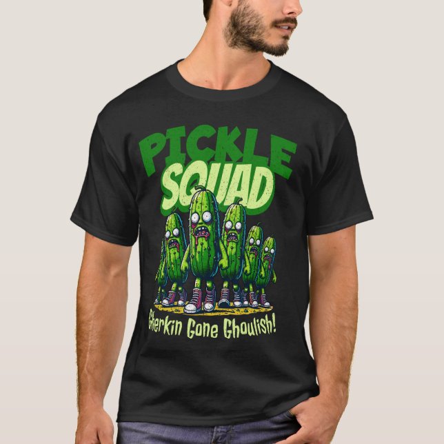 Camiseta Picle Squad Halloween Cucumble Lover (Frente)