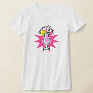 Camiseta Picleball Bebida Rosa Cocktail Designar Dinker