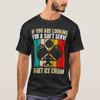 Camiseta Picleball Engraçado de Sorvete de Soft Serve Pickl