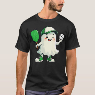 Camiseta Picleball Fantasma Bonito Pickleball Paddle Hallow