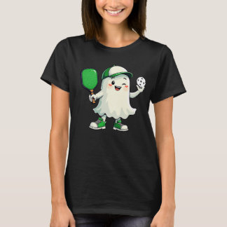 Camiseta Picleball Fantasma Bonito Pickleball Paddle Hallow
