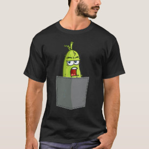 Camiseta Picles Bolso Falso Pepino Endiabrados Comida Vegan