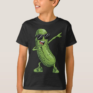Camiseta Picles Dançando Pepino Engraçado Sungl Produto