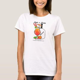 Camiseta Picles de Casamento de Solteira Drinks & Bebidas