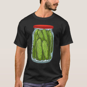 Camiseta Picles de Endro em Pepino Fresco Vegano em Vidro