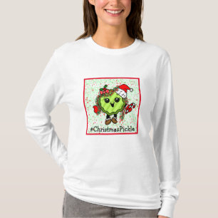 Camiseta Picles de Natal Festivo Escolha de Natal
