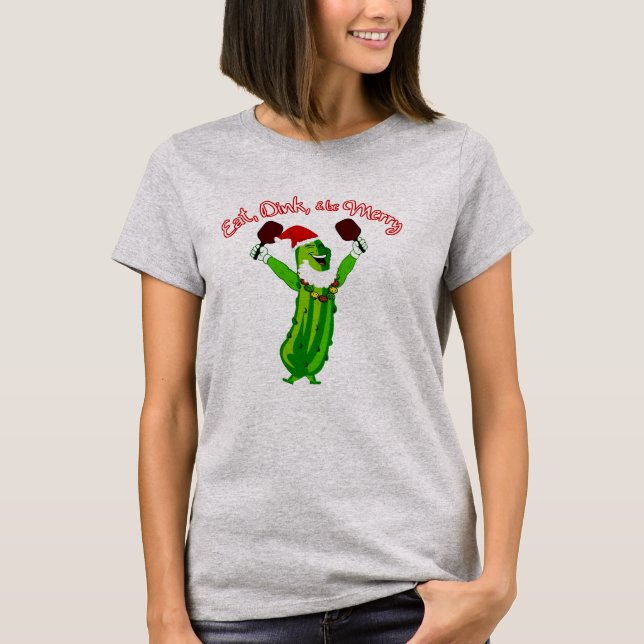 Camiseta Picles de Natal no Papai Noel (Frente)