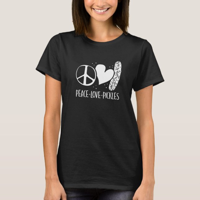 Camiseta Picles de Paz e Amor (Frente)