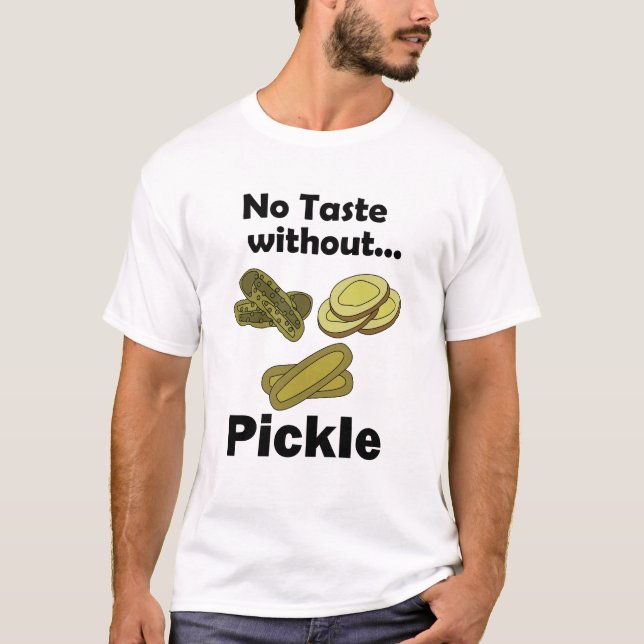 Camiseta Picles de Pepino Sem Sabor Sem Festa de Picles (Frente)