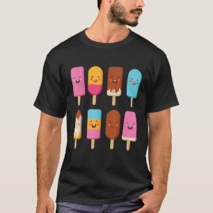 Camiseta Picles De Verão Bares Sorvetes De Creamsicos Com C