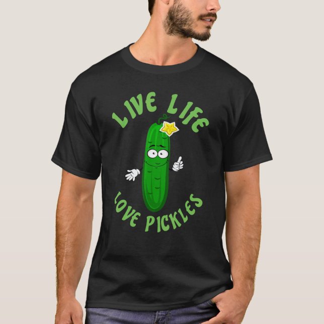 Camiseta Picles de Vida e Amor ao Vivo (Frente)