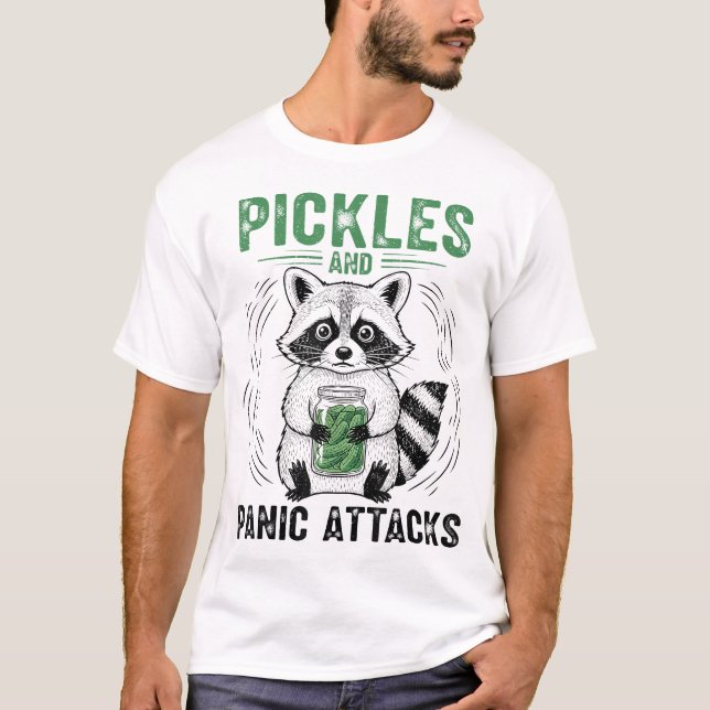 Camiseta Picles E Ataques De Pânico Na Saúde Mental (Frente)