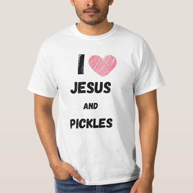 Camiseta Picles e Jesus Religiosos (Frente)