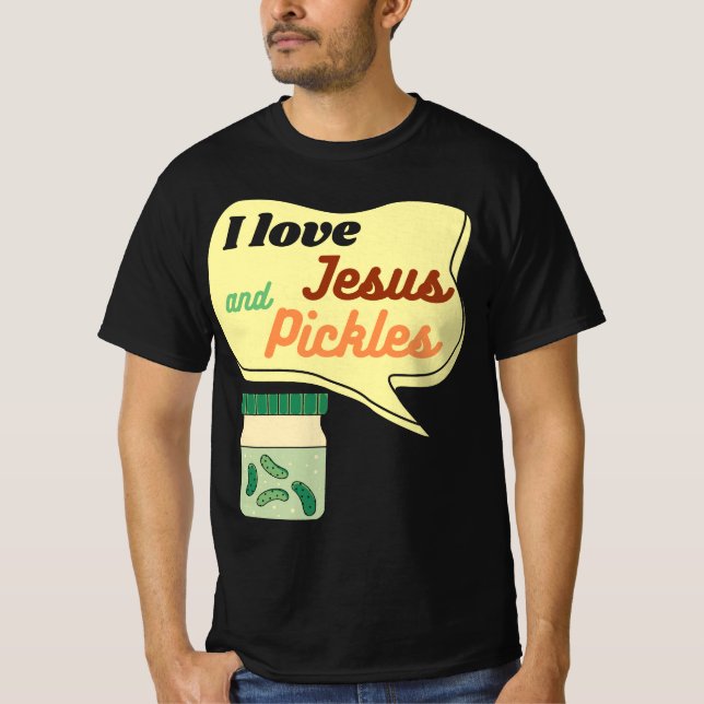 Camiseta Picles e Jesus Religiosos (Frente)
