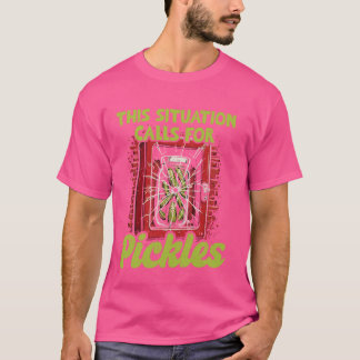 Camiseta Picles Engraçado Esta Situação Requer Picles Cucu