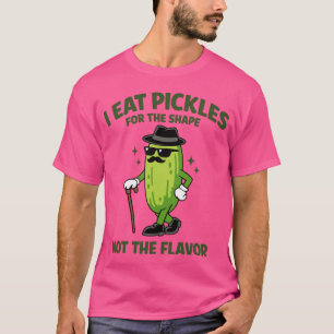 Camiseta Picles Engraçado Eu Como Picles Por Causa Do Forma