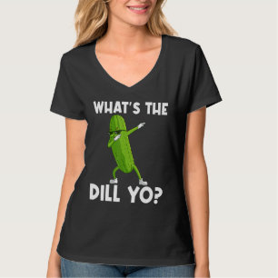 Camiseta Picles Legal Para Homens Mulheres Grande Dill Pepi