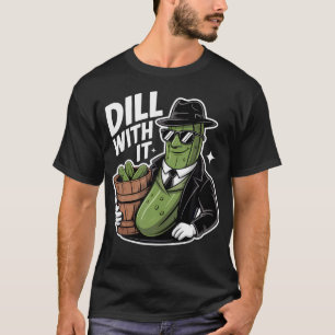 Camiseta Picles Mostarda Com Isso Pepino Conserva Engraçado