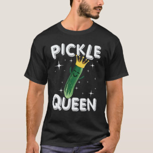 Camiseta Picles Para Mulheres Meninas Pepino Picles Vegano